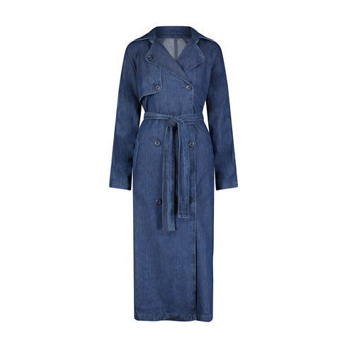 Lee Women's Denim Trench Coat In Home Bound